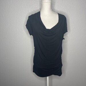 Tahari Black blouse